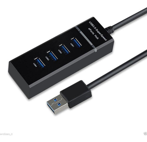 HUB USB 3.0 PUERTOS 04 CONEXIÓN USB