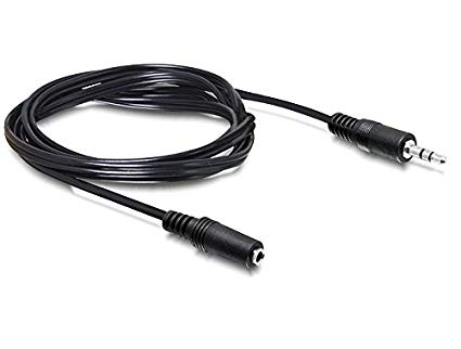 CABLE AUDIO AUXILIAR 3.5MM A 3.5MM MACHO - HEMBRA 3M
