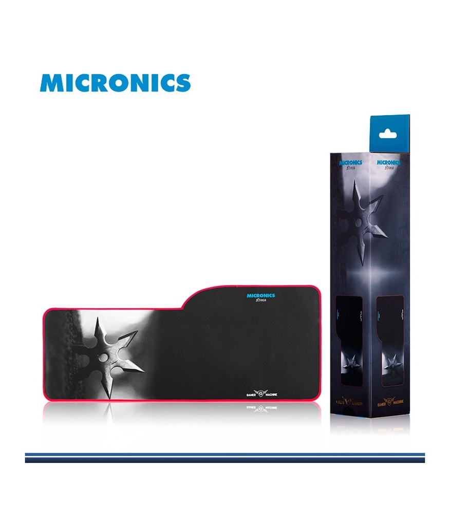 MICRONICS PAD MOUSE X100 NINJA GAMER MACHINE 34.5X7.95X0.3CM