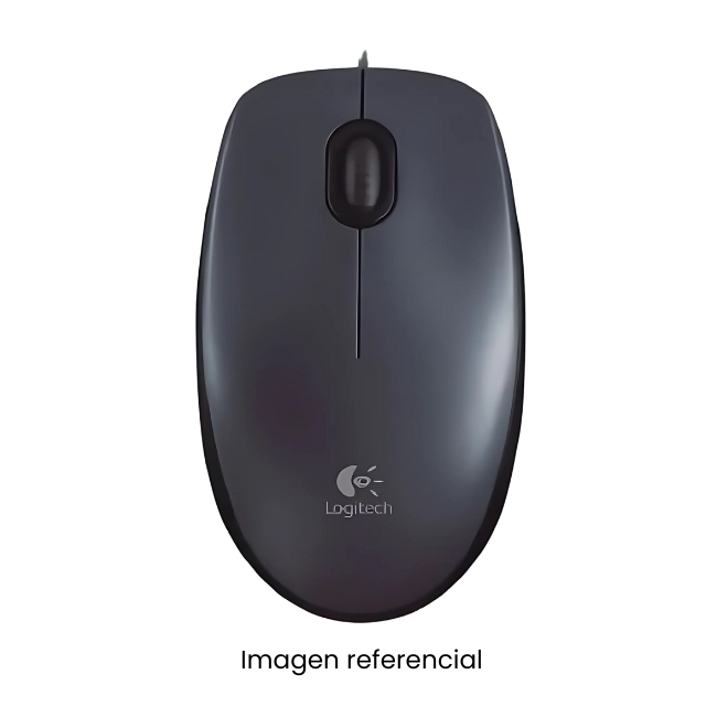 LOGITECH MOUSE M90 DARK MIDNIGHT USB CABLEADO