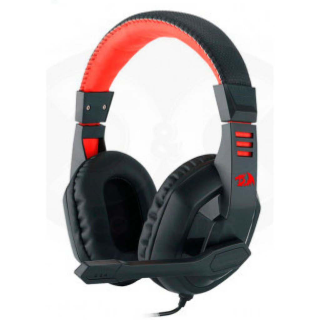 REDRAGON AUDIFONO GAMER ARES H120 BLACK RED CON MICROFONO