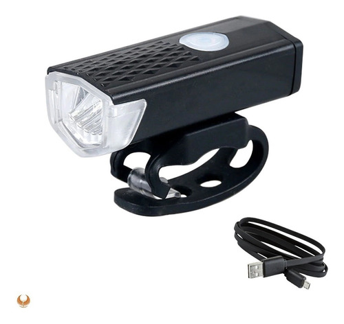 FARO DE NOCHE DE BICICLETA RECARGABLE FY-2255 300 LUMENS
