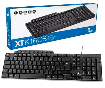 XTECH TECLADO CABLEADO ESPAÑOL XTK-160S