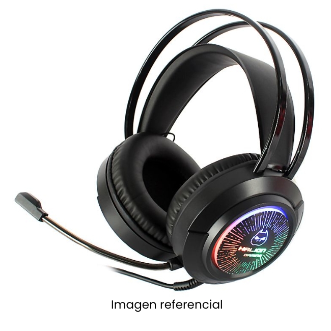 HALION AUDIFONO GAMER S6R PLUG 3.5MM + USB + LUZ RGB