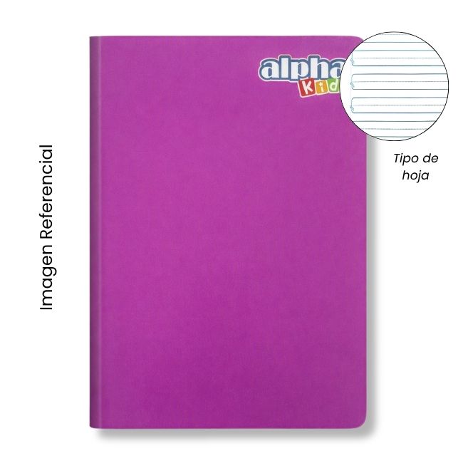 ALPHA CUADERNO A4 DOBLEMAX SOLIDO 80H 