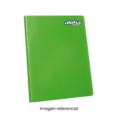 ALPHA CUADERNO A4 DOBLEMAX SOLIDO 80H 
