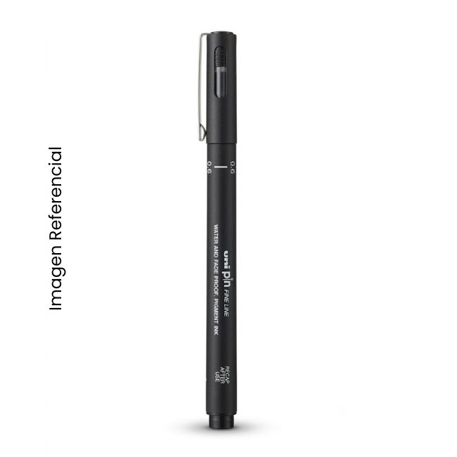 UNI ESTILOGRAFO PIN 06-200 (0.6) NEGRO