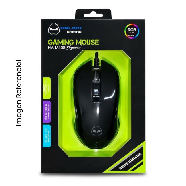 HALION MOUSE GAMER SKINNER HA-M408 3200DPI