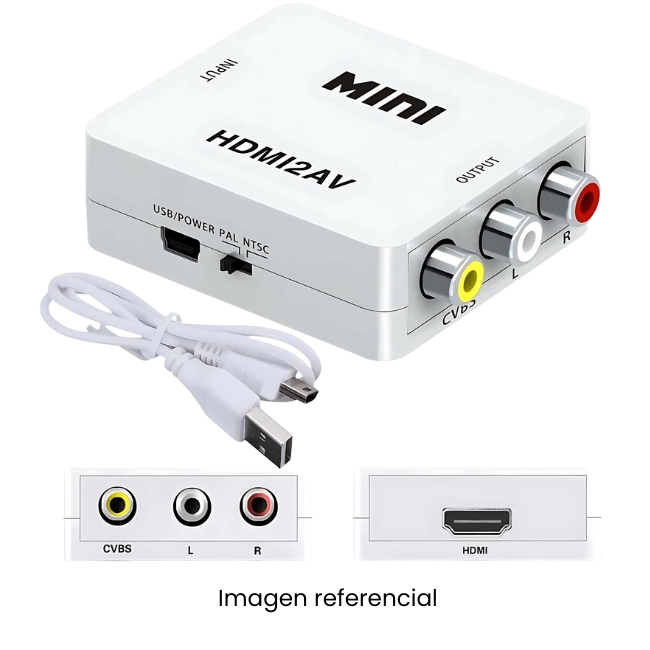 ADAPTADOR HDMI A RCA 1080P
