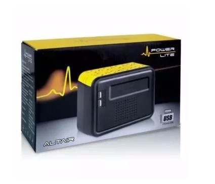 POWER LITE ESTABILIZADOR ALTAIR PLI1100 1000W 8 SALIDAS + USB