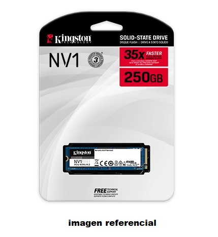 KIGNSTON DISCO DURO SOLIDO SSD NV1 - M2 2280 - 250GB - PCI EXPRESS NVME