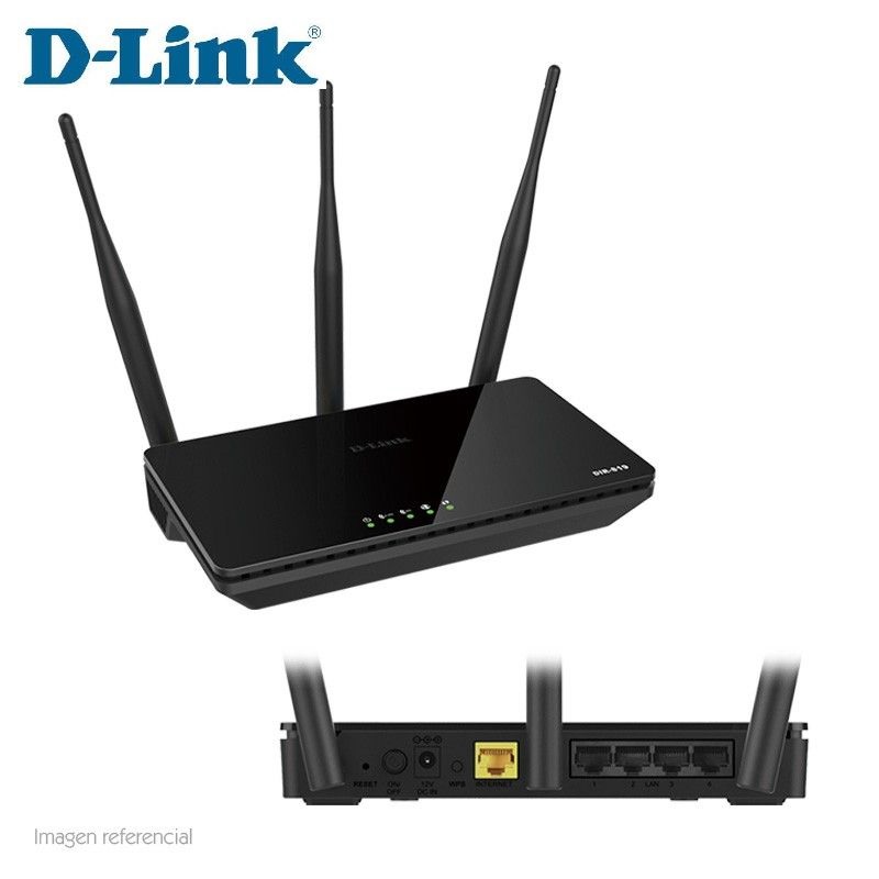 D-LINK ROUTER AC750 ETHERNET WIRELESS DUAL BAND 2.4 5GHZ 802.11