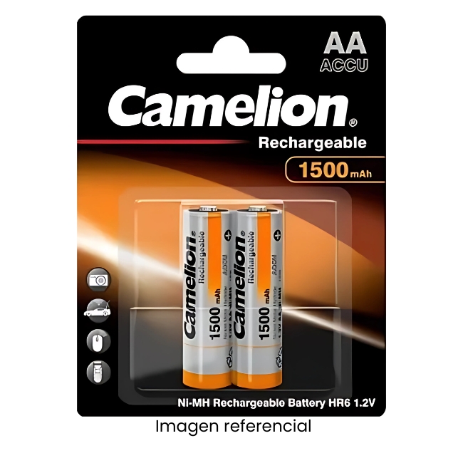 CAMELION PILA RECARGABLE AA 1500mAh
