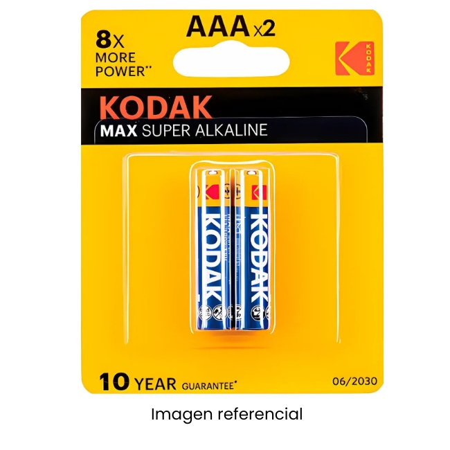 KODAK PILA ALCALINA AAA LR6 2UND