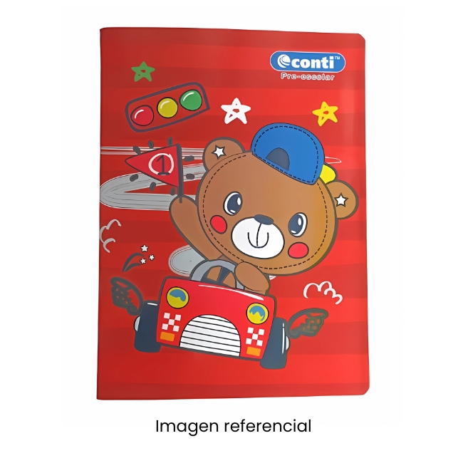 CONTI CUADERNO A4 KINDER 2X2 DISEÑO 80H 