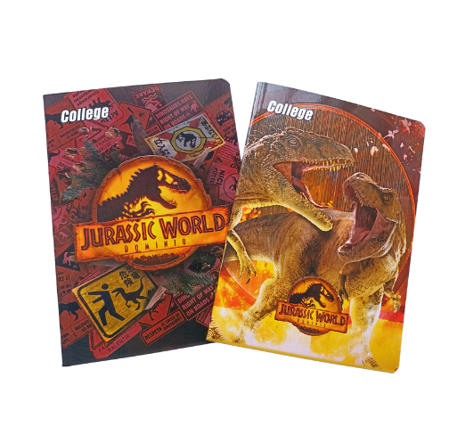 COLLEGE CUADERNO A4 CUADRI JURASSIC WORLD 80H 