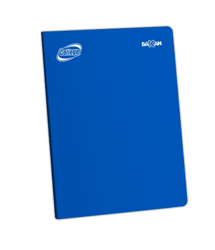 COLLEGE CUADERNO A4 CUADRI SOLIDO BAKAN 80H 