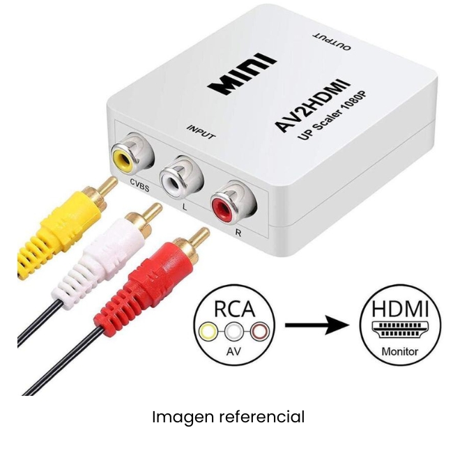 ADAPTADOR RCA A HDMI 720P/1080P
