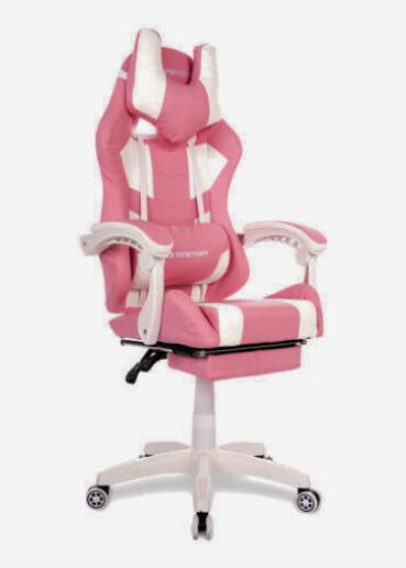 KEEGAN EXTINGTION SILLA GAMER ROSADA RECLINABLE 115°