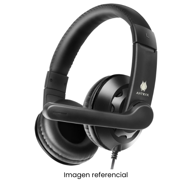 ANTRYX AUDIFONO XTREME GH-350 NEGRO GAMER + MICROF 2.1 STEREO