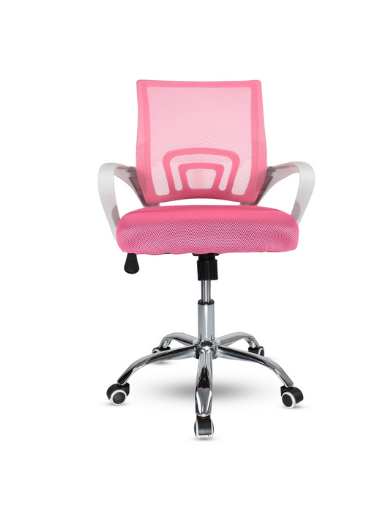 SILLA OFICINA GIRATORIA AVA ROSADA REPOSA BRAZOS