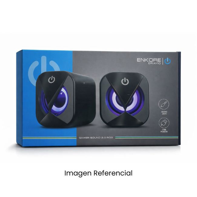 ENKORE PARLANTE BRAVIO 2.0 ENS 300 2.0PULG RGB