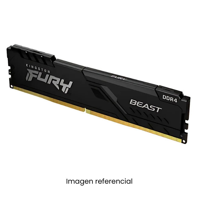 KINGSTON FURY BEAST MEMORIA RAM DDR4 8GB CL16 UDIMM 3200MHZ PARA PC