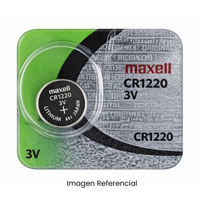 MAXELL/PANASONIC PILA DE LITIO CR1220 LITHIUM