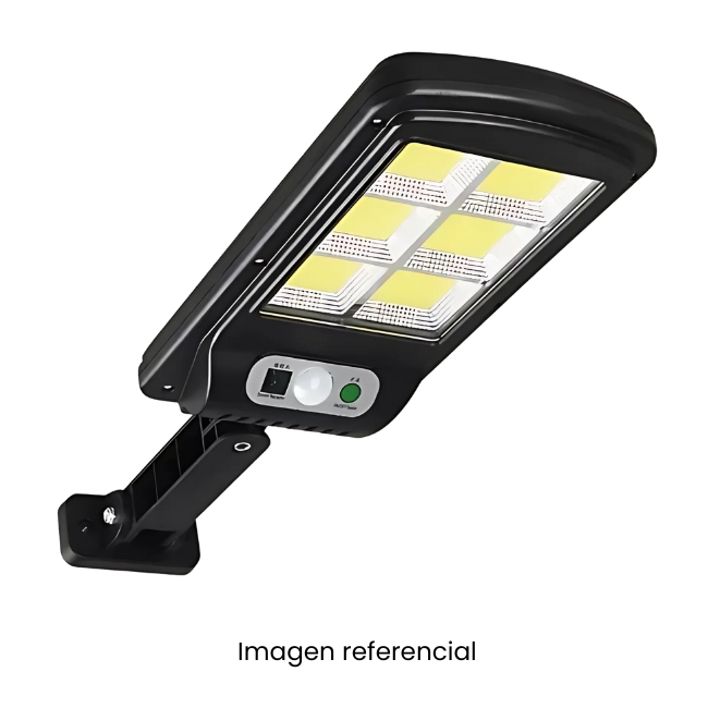 REFLECTOR SOLAR LED 6 LADOS KQD01 + BRAZO + CONTROL
