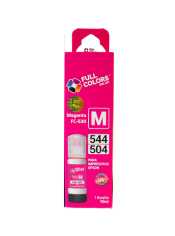 FULLCOLORS TINTA FC-530 EPSON 544/504 MAGENTA 70ML