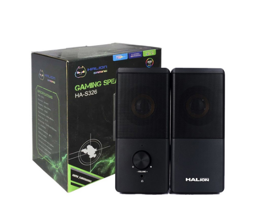 HALION PARLANTE GAMER HA-S326 USB NEGRO 3W X2 2.0