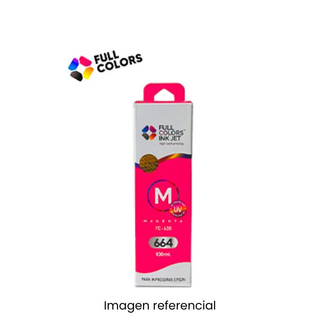 FULLCOLORS TINTA FC-630 EPSON 664 MAGENTA 100ML