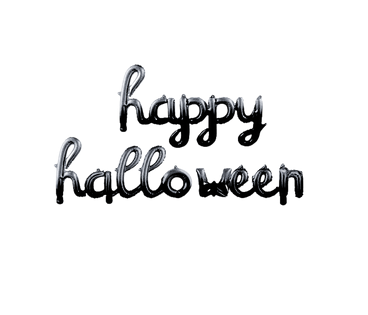 HL LETRA CORRIDA HAPPY HALLOWEEN NEGRO