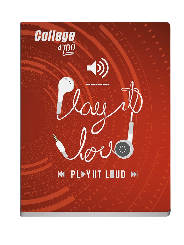 COLLEGE CUADERNO A4 CUADRI DISEÑO 100H