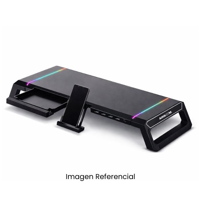 AIRBOOM BASE PARA MONITOR AB089 RGB 4 PUERTOS USB 2.0