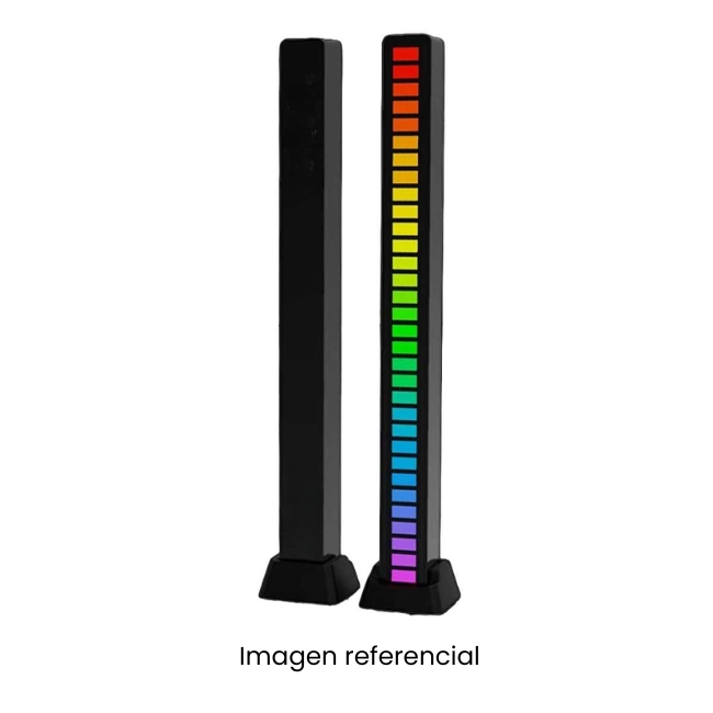 BARRA DE LUCES LED RITMICA RGB RECARGABLE