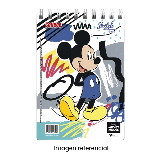 COLLEGE SKETCH BOOK ANILLADO 25H LICENCIA MIXTA