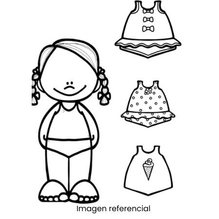 COTTBELL COLOREA CORTA - PEGA Y PINTA