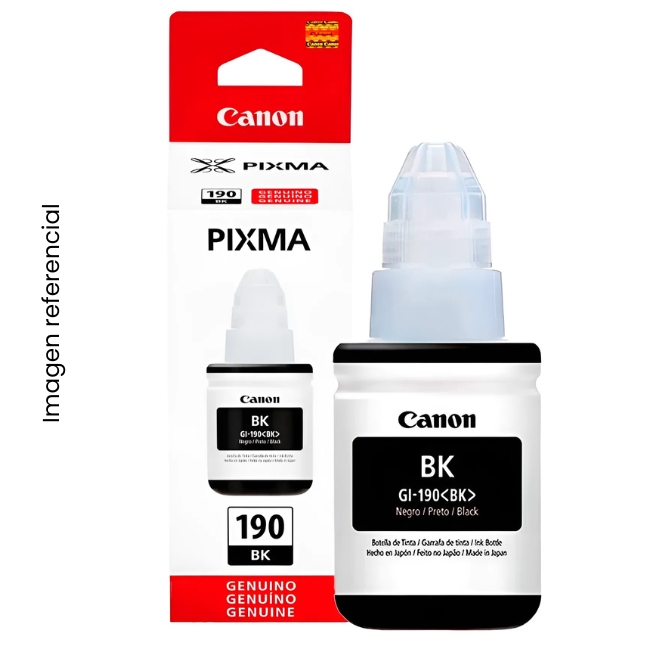 FULLCOLORS TINTA GI-190 CANON NEGRO 135 ML