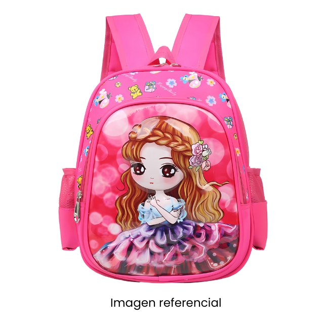 MOCHILA ESCOLAR ALTO RELIEVE OF NIÑA A24