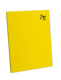 LORO CUADERNO A4 TRIPLE RENGLON SOLIDO CON SOMBRA 80H