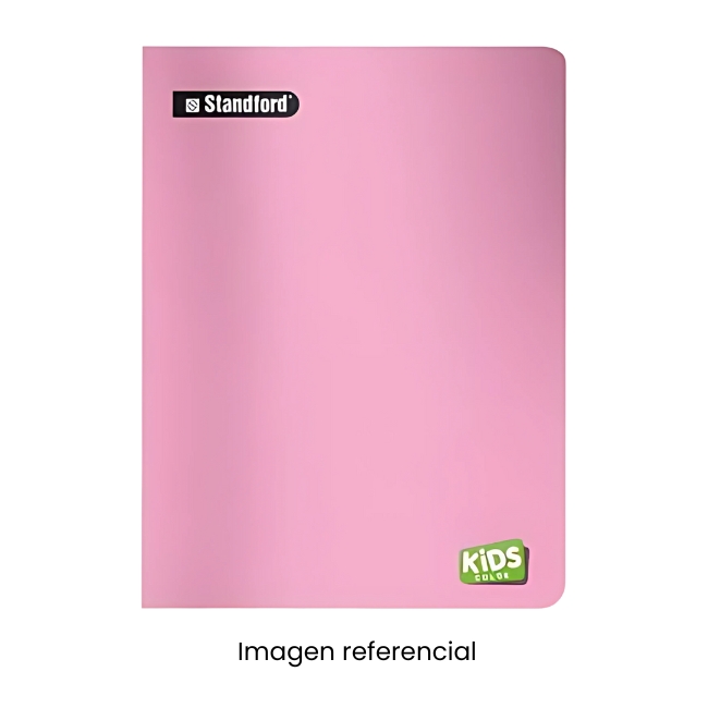 STANDFORD CUADERNO A4 2X2 KIDS COLOR SOLIDO 80H 