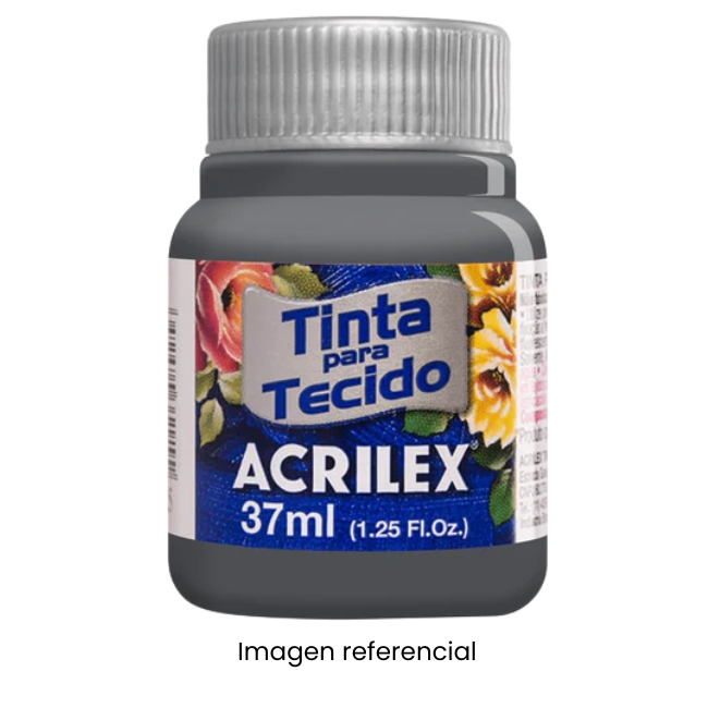 ACRILEX PLATEADO CINZA LUNAR PINTURA PARA TELA 37 ML