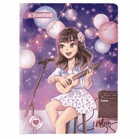 STANDFORD CUADERNO A4 CUADRI URBAN GIRL 84H  