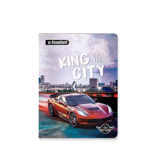 STANDFORD CUADERNO A4 CUADRI FAST GEAR 84H 