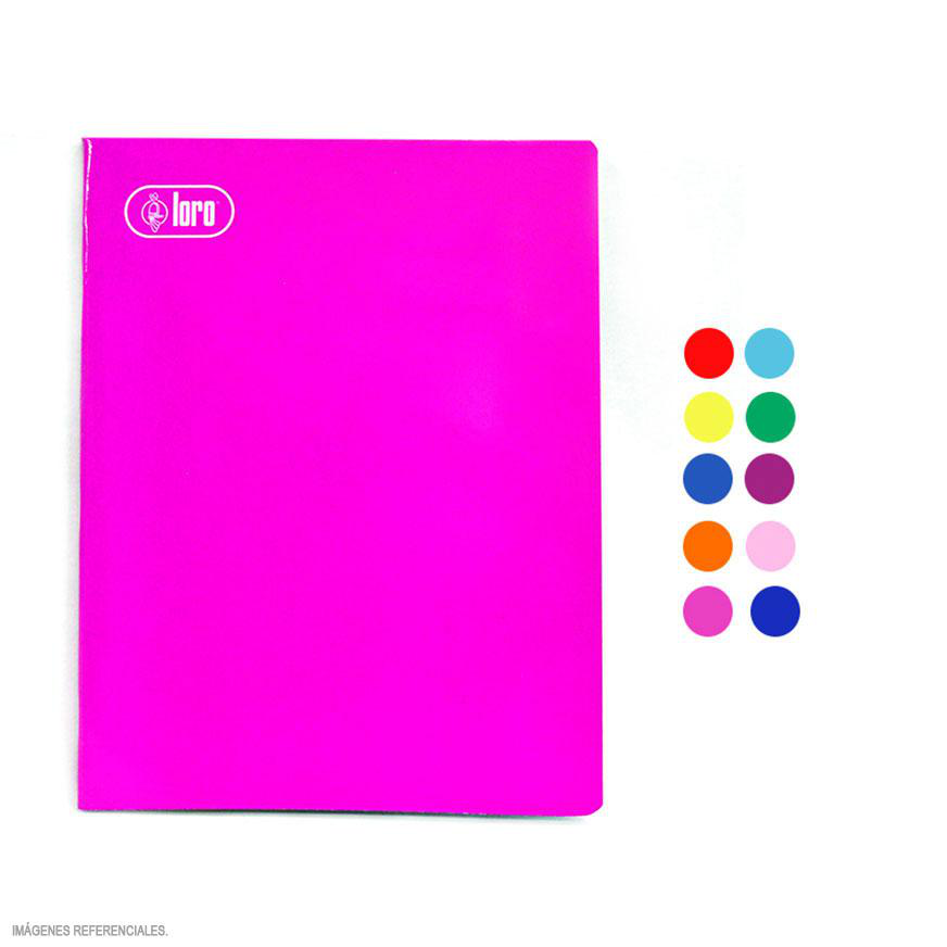 LORO CUADERNO A4 RAYADO SOLIDO 84 HOJAS 