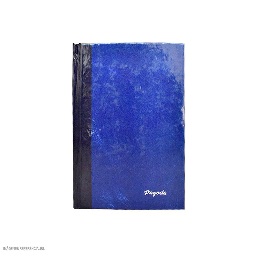 PAGODA LIBRETA EMPASTADA 160H CUADRILADO 15.7x10.5cm