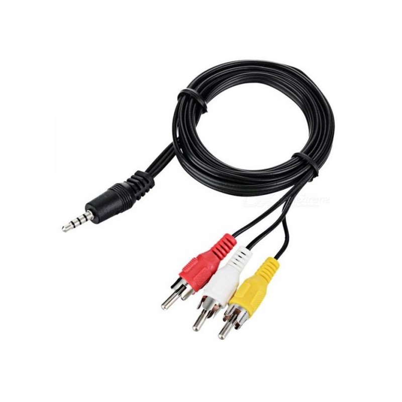 CABLE AUDIO 1X3 RCA 1.50M