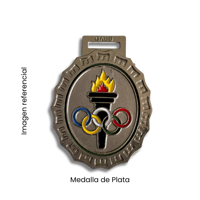 MEDALLA PLATA SIN CINTA