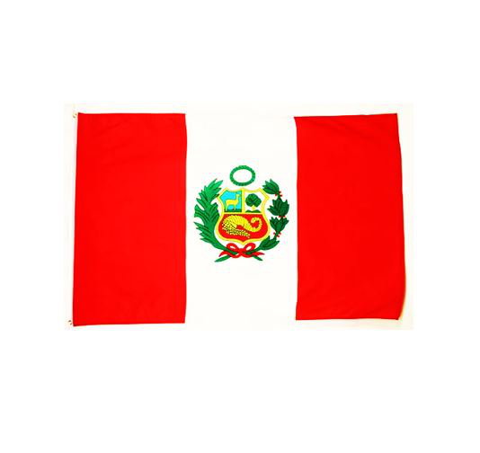 BANDERA NACIONAL RAZO CON ESCUDO MEDIANA 56 X 1.00